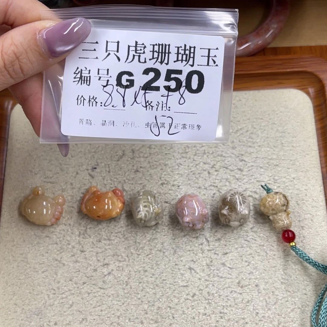 小***哭未镶嵌h硅化珊瑚（珊瑚玉）