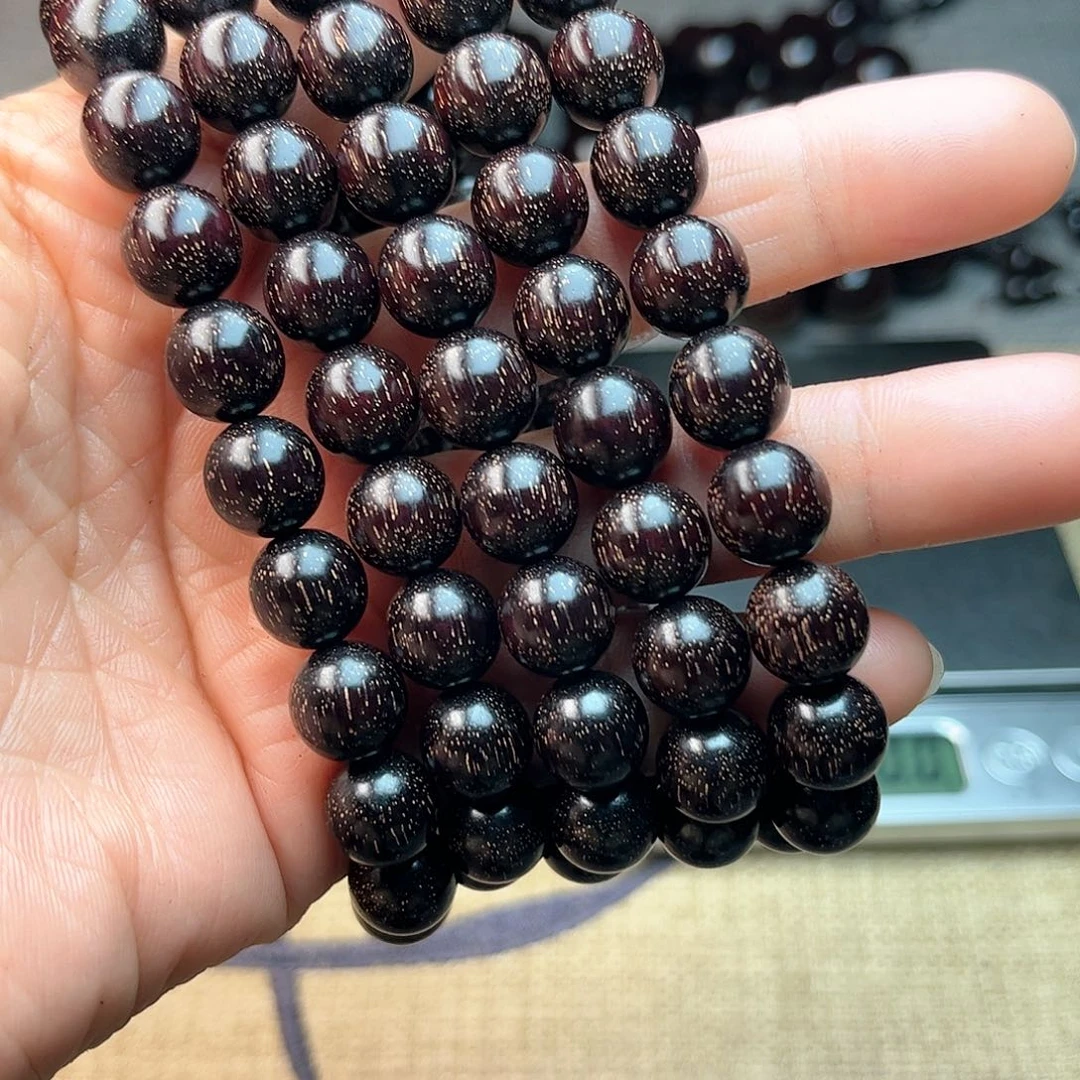 檀香紫檀（小叶紫檀）左*1.0 108颗 爆星