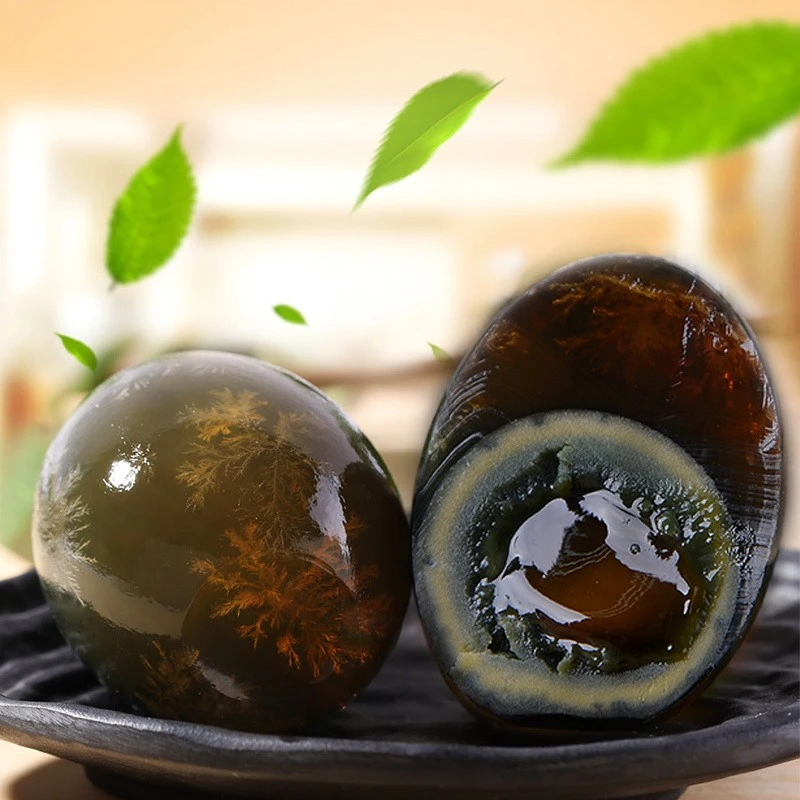 【70-80克/枚】农家鄱阳湖皮蛋江西特产无铅工艺溏心砂心松花蛋变蛋