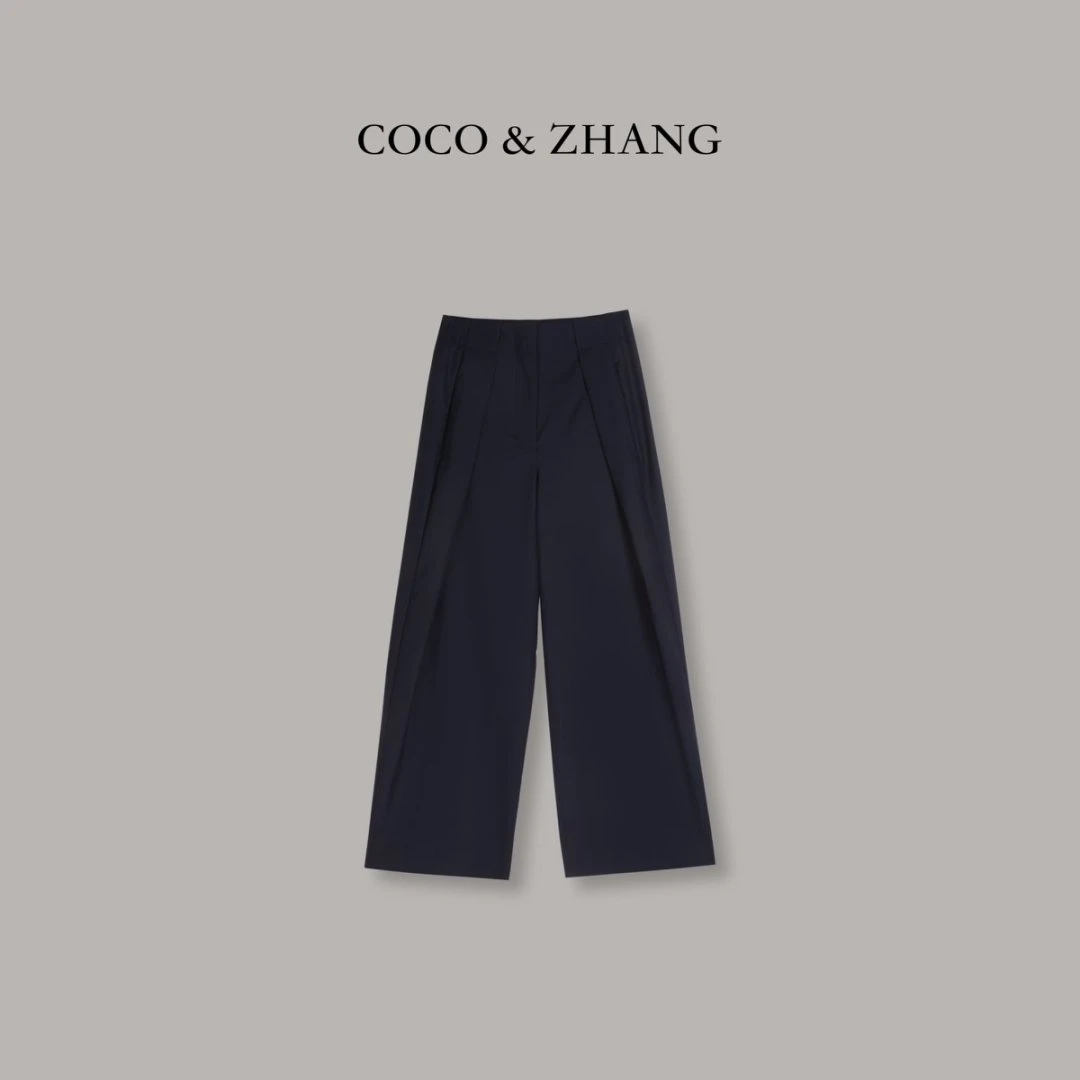 CHER IMOR【罗马假日】气质直筒阔腿裤 0307 Hi Fortune