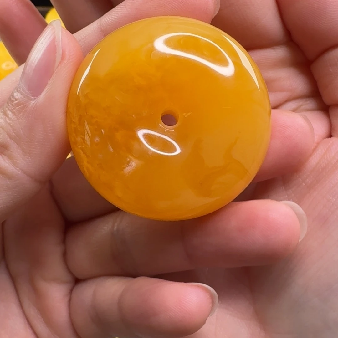 蜜蜡毛衣链未镶嵌