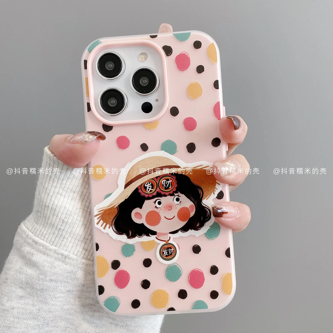 果冻壳适用iphone17promax苹果16手机壳15/14/13/12/11华为女孩