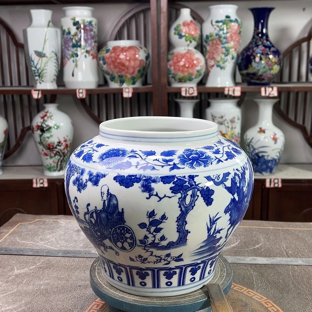 陶摆件景德镇陶瓷鬼谷