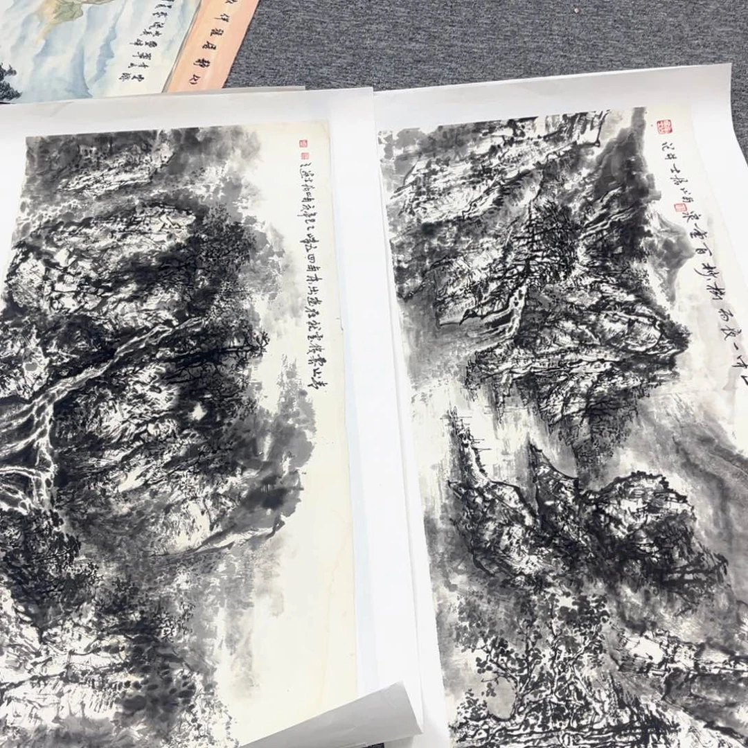 大***钏国画绘画作品多次参加全国