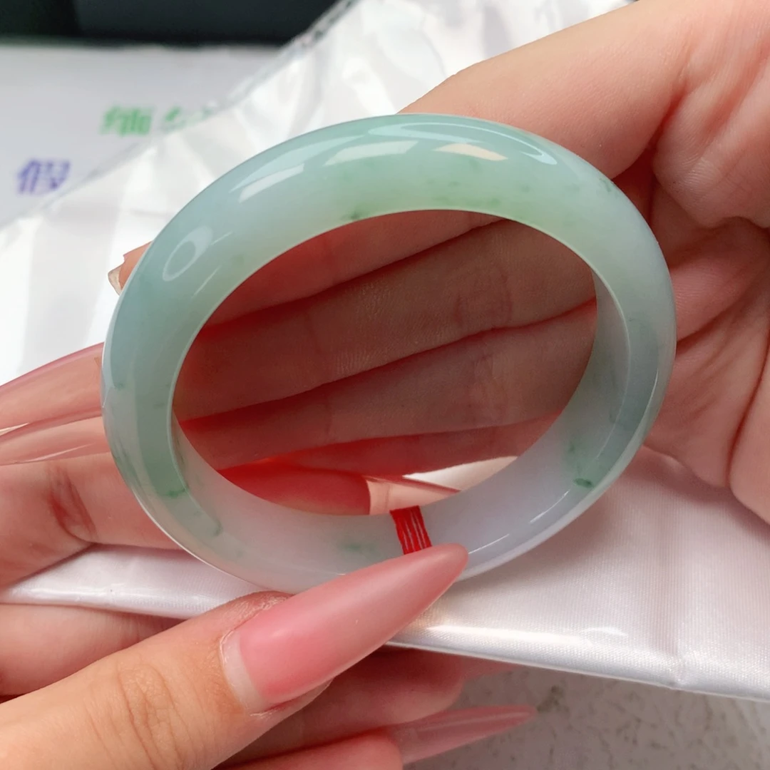 未镶嵌手镯翡翠正圈54