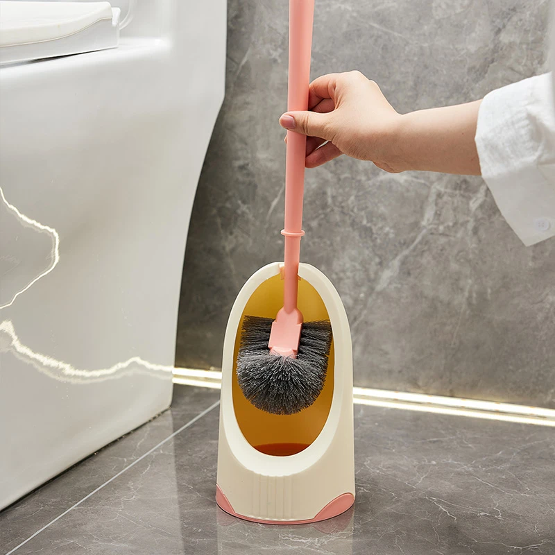 家用马桶刷子无死角洗厕所卫生间蹲坑清洁长柄刷洁厕套装神器