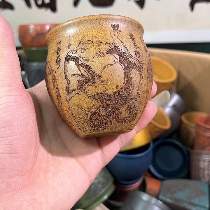 茶杯紫砂全手工紫砂主人杯