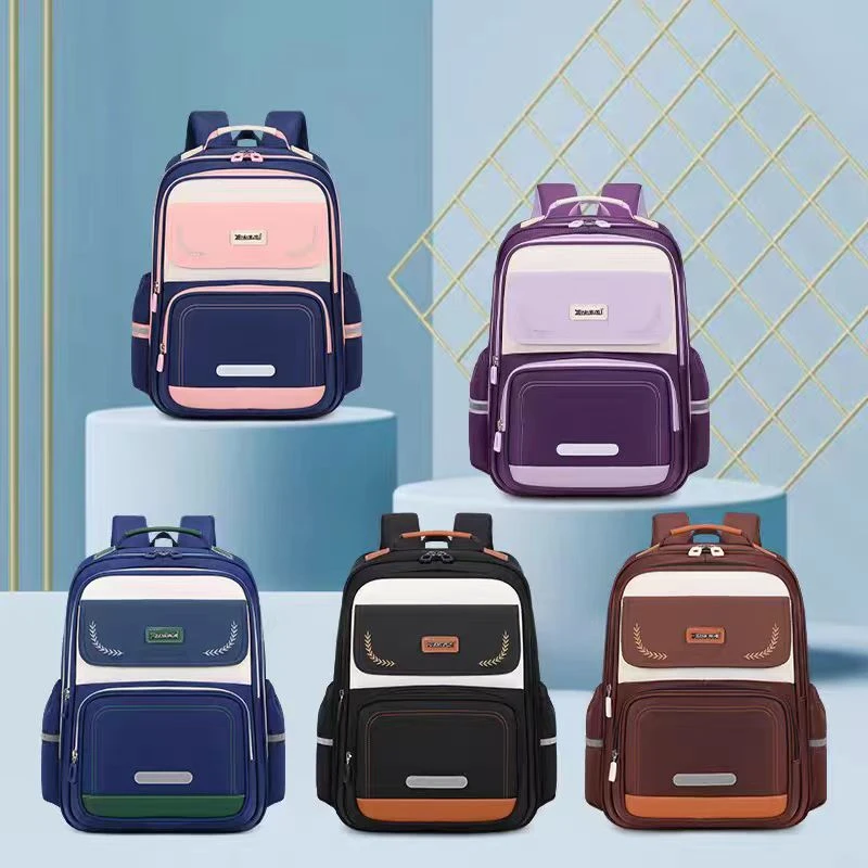 新款悬浮小学生护脊减负时尚透气大容量双肩书包 男女童1 - 6年级