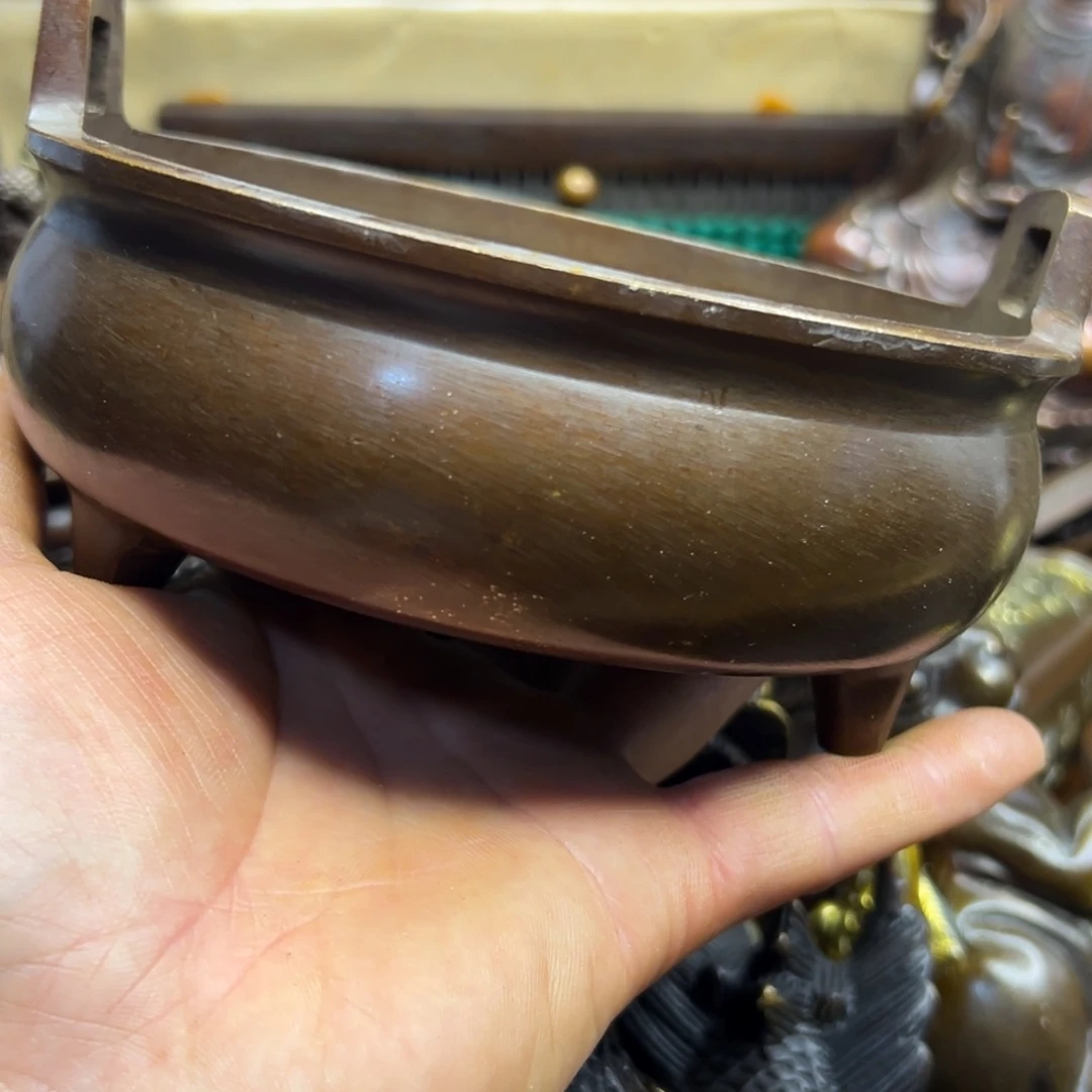 铜摆件欢迎欢迎你