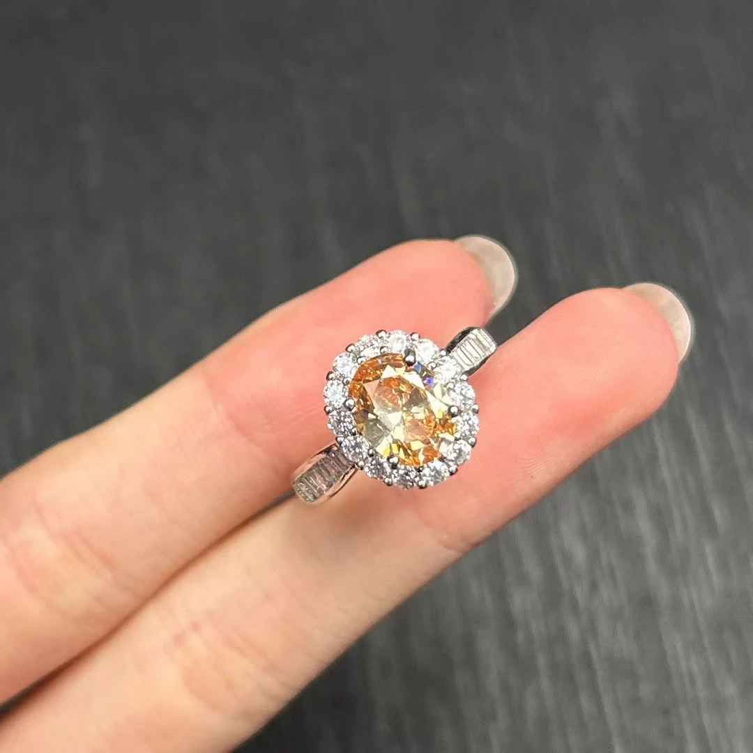 意大利GD-奢华气质轻奢梦幻彩色戒指575