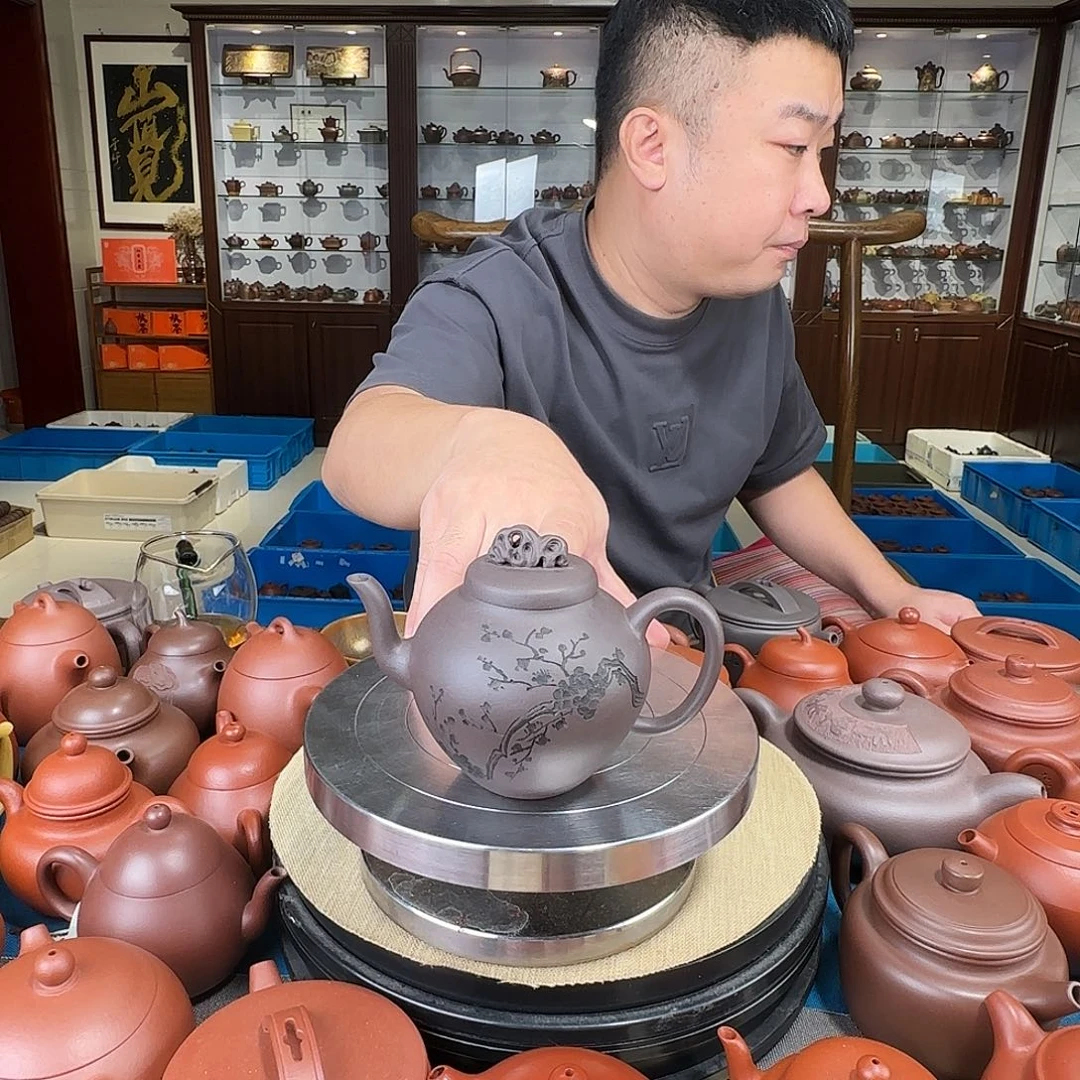 紫砂茶壶太湖风韵
