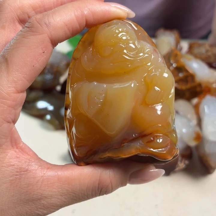 玛瑙/玉髓未镶嵌吊坠(不含链)