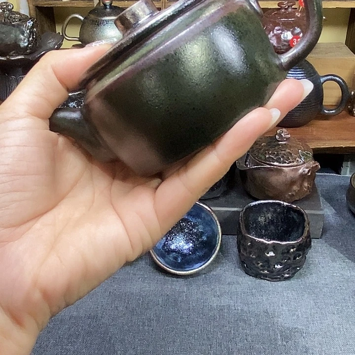 白****云南建水柴烧碳化壶