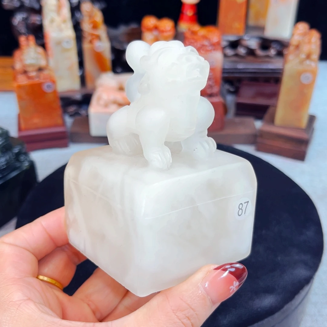 一***丝青海石捡漏瑕疵品