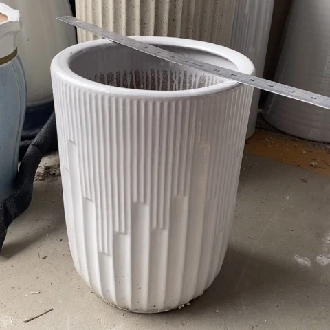 低腰白钢琴中号 口26/33