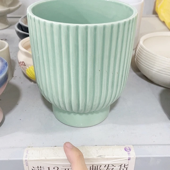 花盆陶瓷全场12包邮