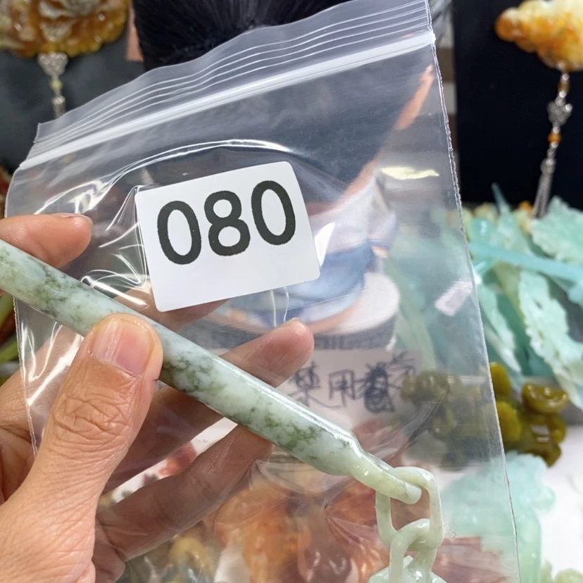 【闪购商品】岫玉发饰未镶嵌王****房