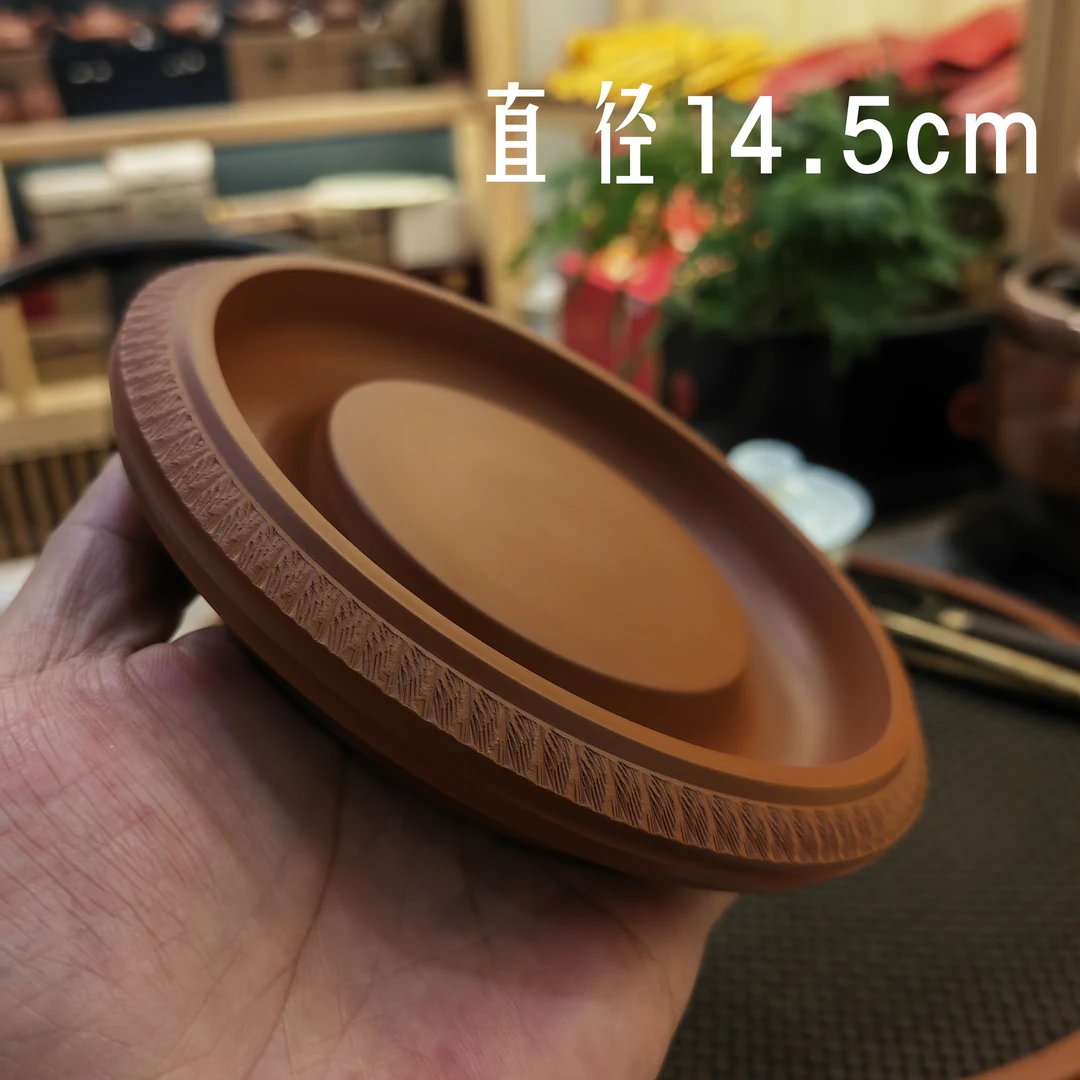 「章林浩/跳刀壶承」纯手工承精致功夫茶道壶垫茶具家用配件干泡台