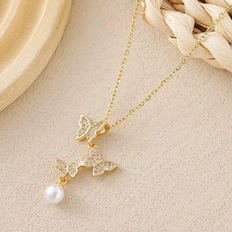 钛钢项链 XA103气质轻奢时尚可爱百搭小众精致坠链简约