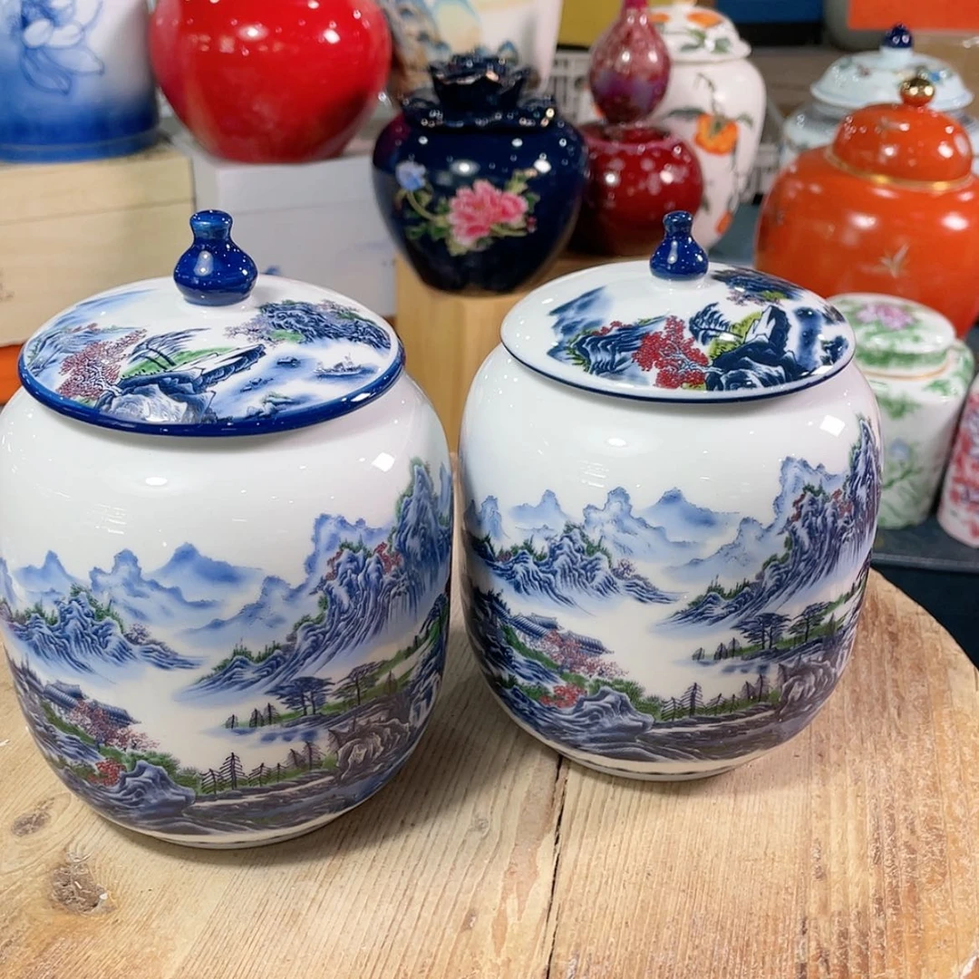 【闪购商品】罐陶瓷茶叶罐密封罐