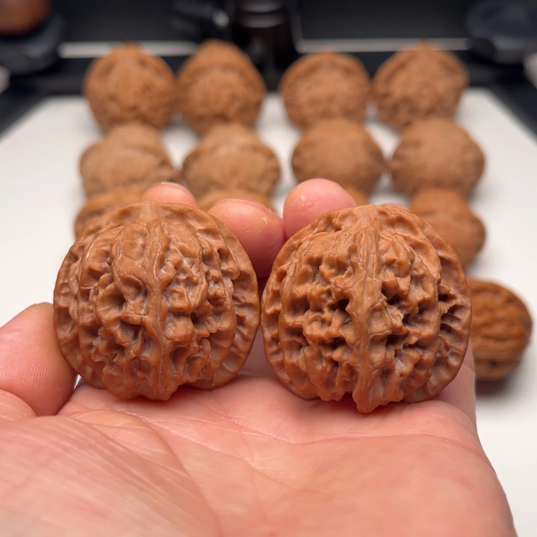 核桃把件40 苹果园