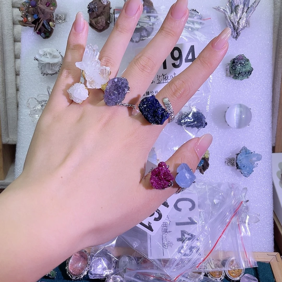 纯铜大理石戒指戒指