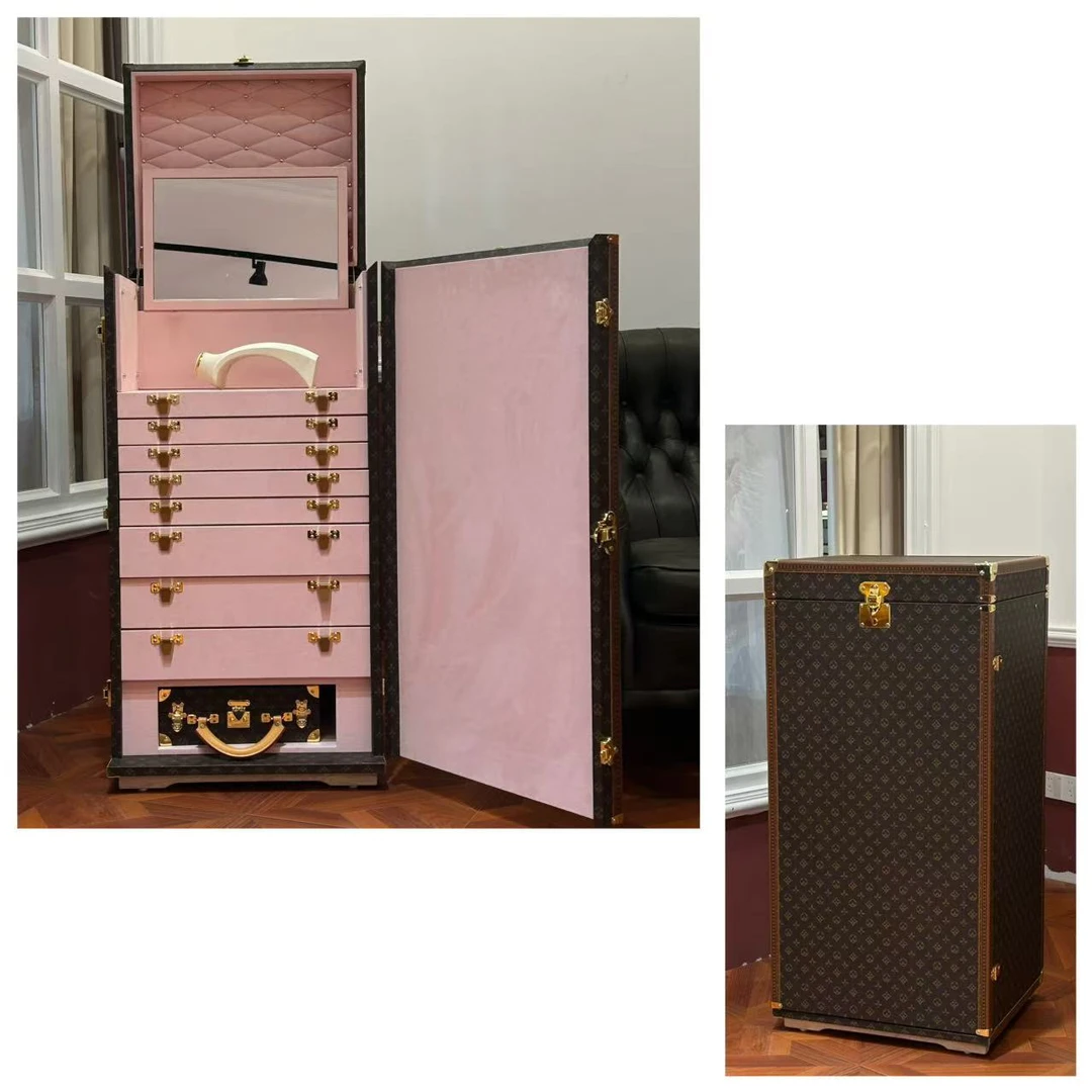 【春哥说家具】HLF-999法国珠宝首饰柜多功能储物柜55*48*115