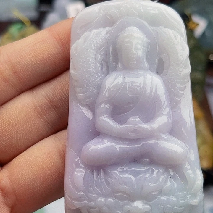 翡翠未镶嵌颈饰挂件