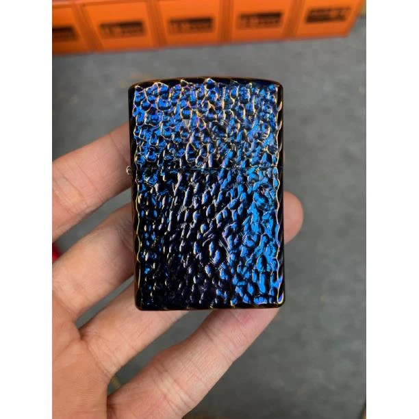 陨石彩色煤油打火机复古熏蓝防风砂轮设计CF1352L（不带油）