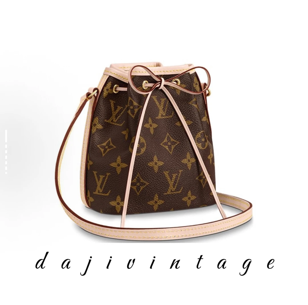 95新 LouisVuitton/路易威登 大吉中古3/LVnoenano抽绳水桶斜挎包