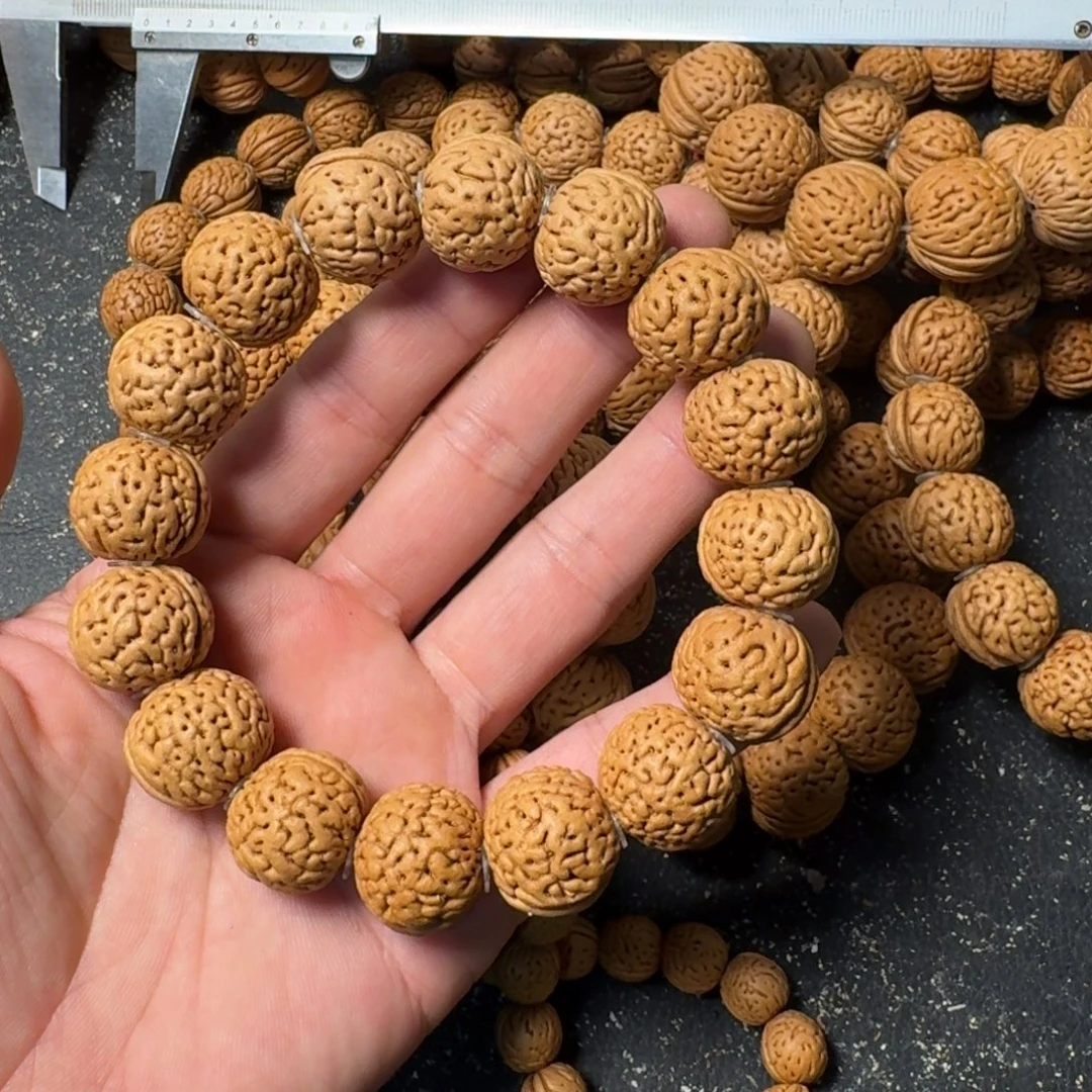 没***有桃核吊坠野生手串