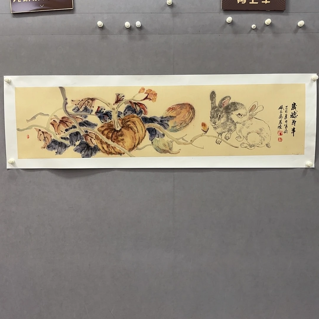 国画艺术家真人手绘