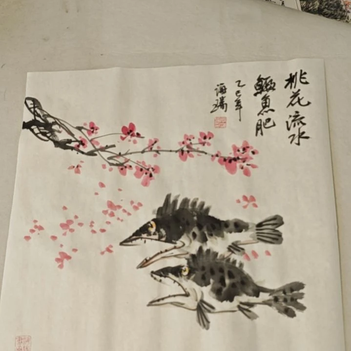 国画贾海瑞老师现场定制