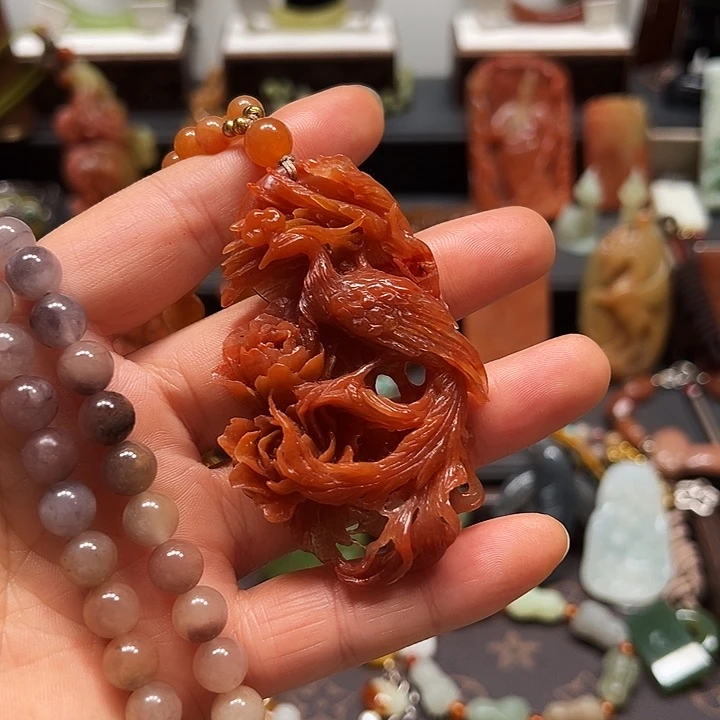 岫玉未镶嵌吊坠，吊坠，挂件