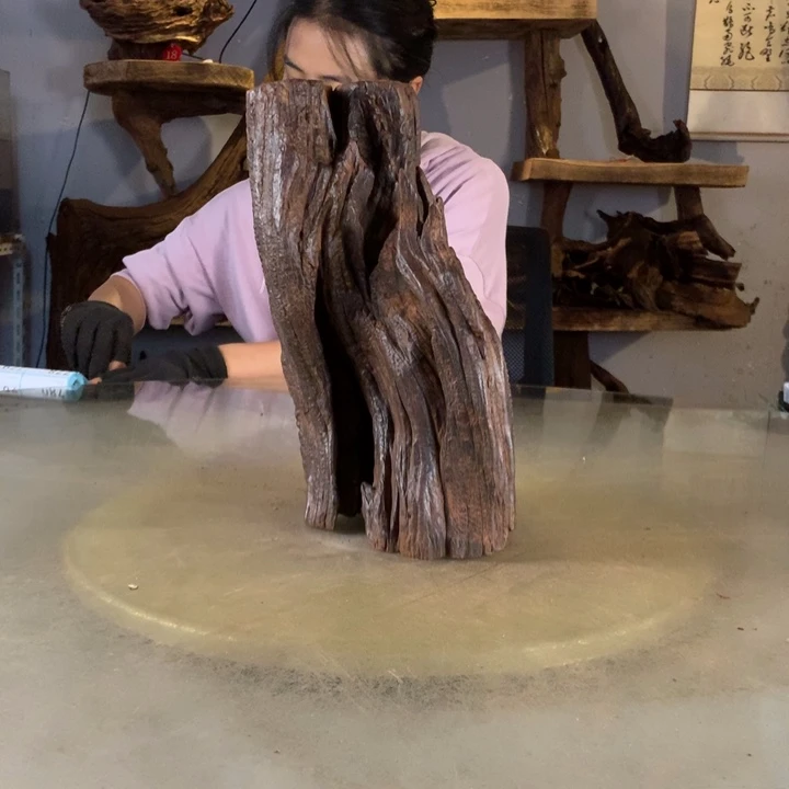 浩***南天然云南紫柚木会黄水