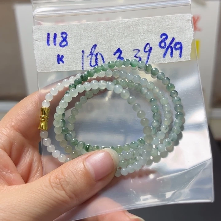 定制翡翠未镶嵌项链