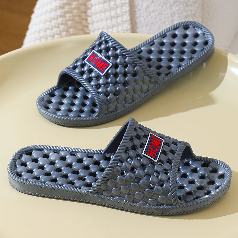 拖鞋男夏季居家用室内浴室洗澡情侣凉拖女漏水防滑软底速干一字拖