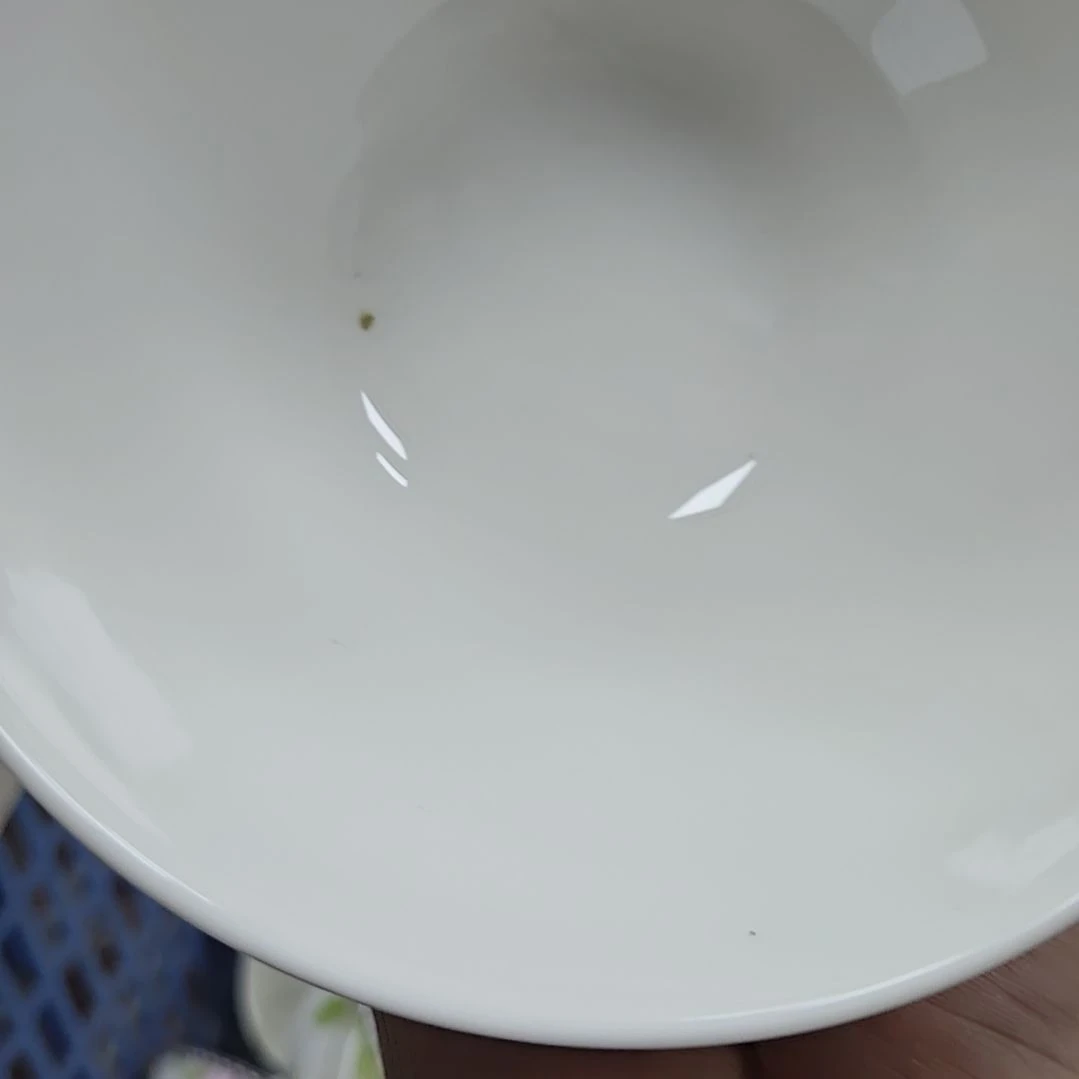 瓷片瑕疵内有黑点琴瑟和鸣4.5寸6个米饭碗666