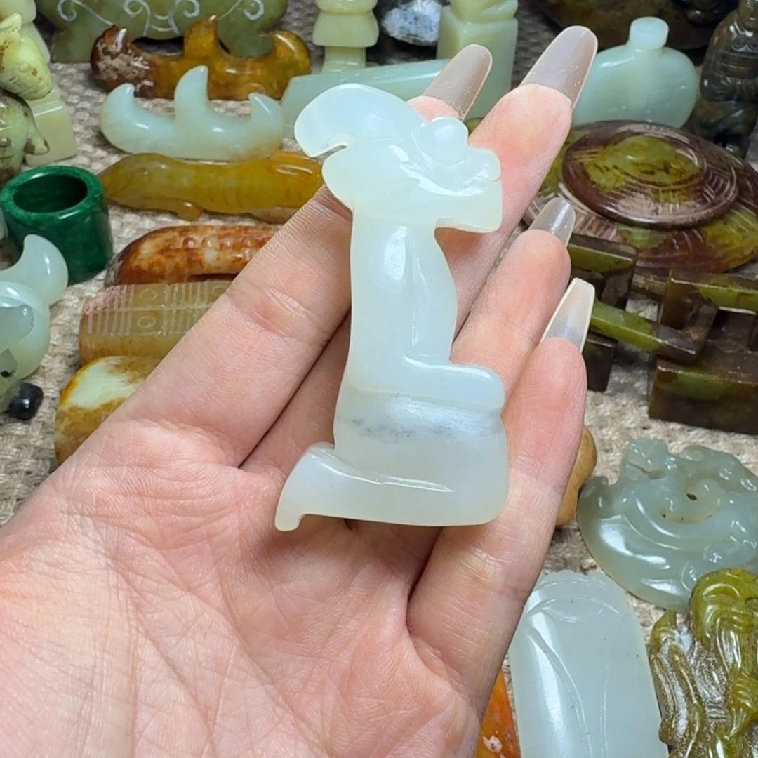 白玉菩提吊坠挂件