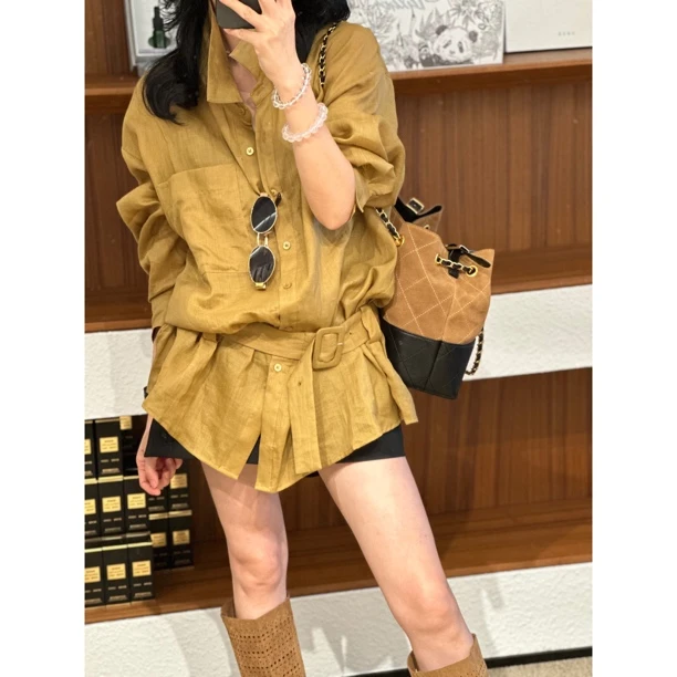 【晴晴推荐】设计师款衬衣～早秋简约老钱衬衣