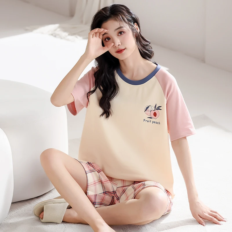 夏季女新款睡衣家居服休闲款