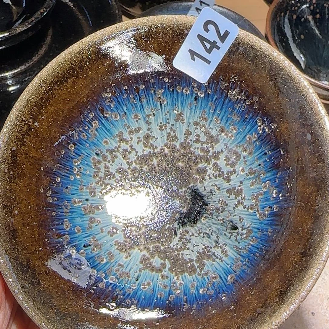 茶盏琢泥窑开窑柴烧