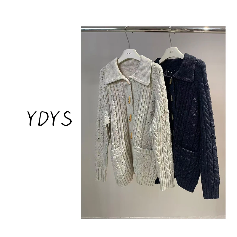 【YDYS】25K00685 2025新款时尚气质小众毛针织衫