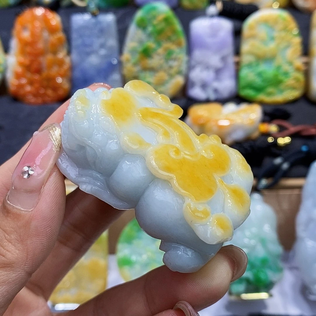 定制翡翠未镶嵌翡翠A货一物一证