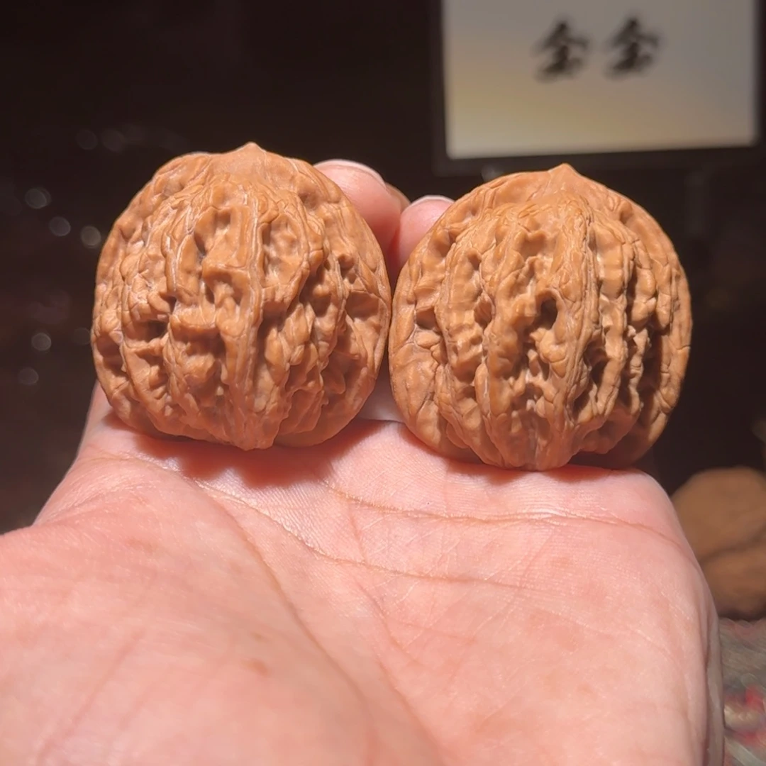 把件核桃086矮脚虎，麦虎，尺寸40