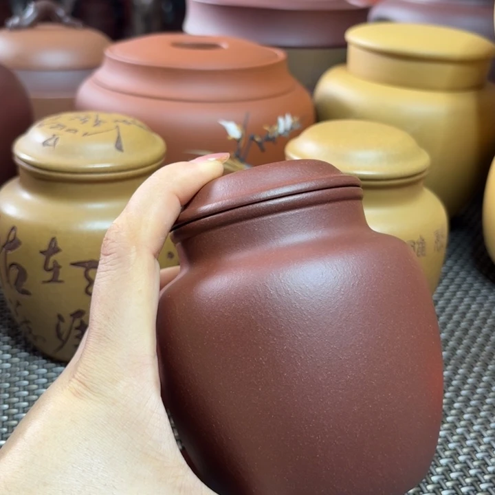 紫砂茶叶罐中高端紫砂茶叶罐