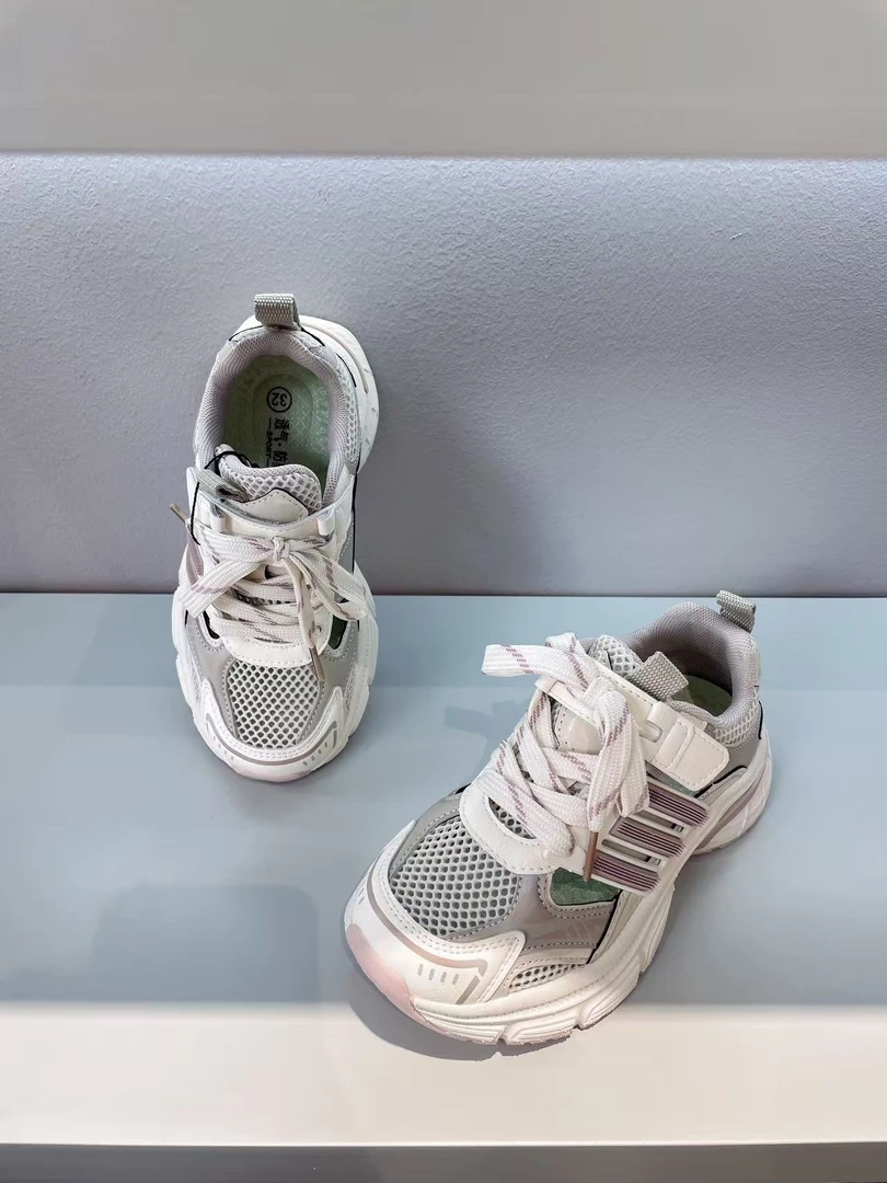 女大童老爹鞋单网夏季板鞋透气百搭鞋子