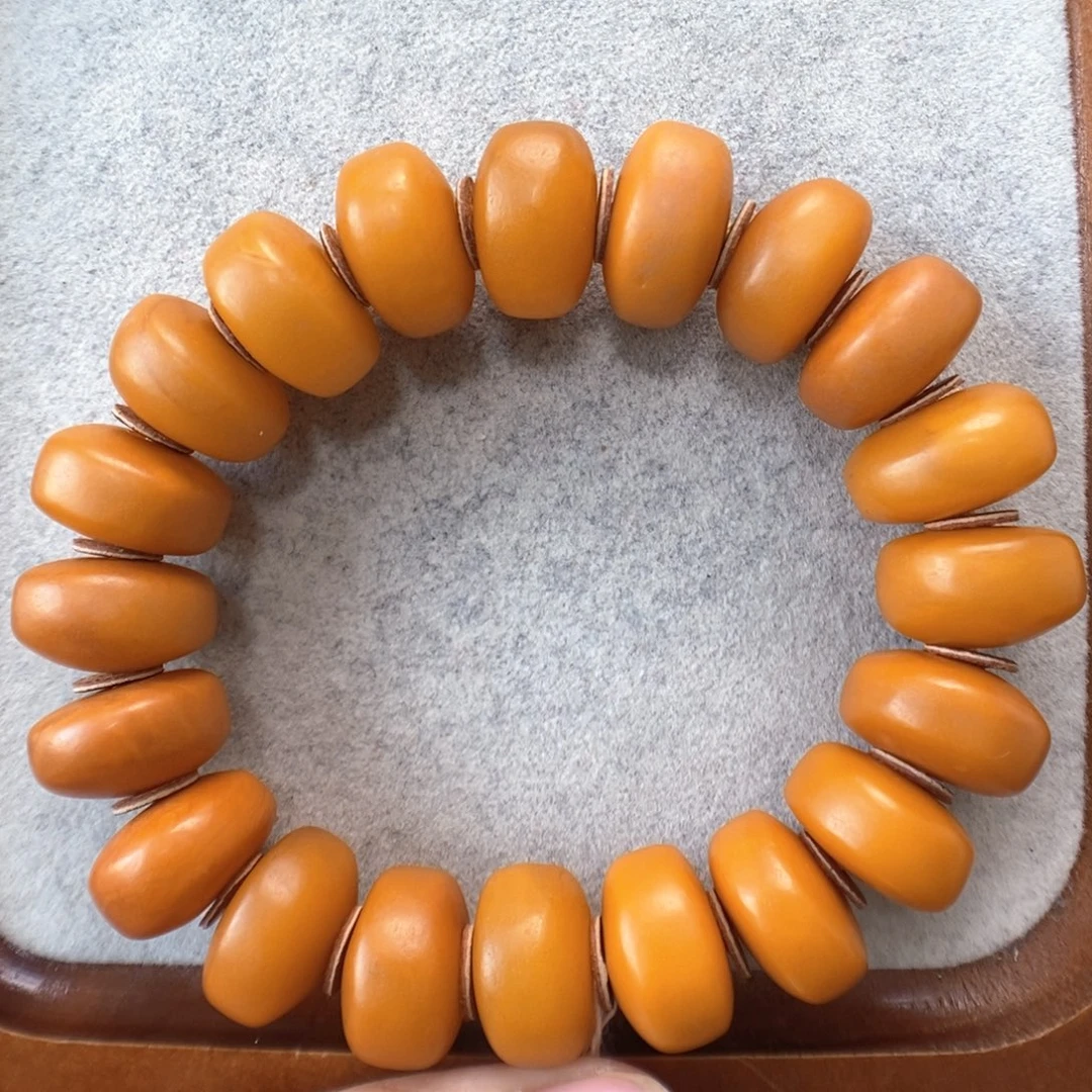 蜜蜡未镶嵌手串蜜蜡