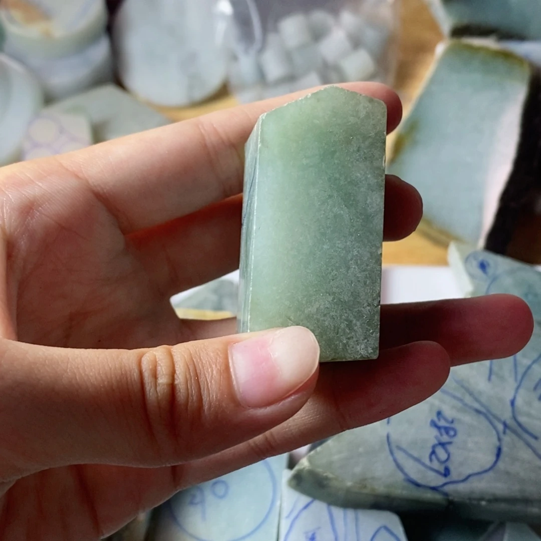 虫***虫翡翠未镶嵌颈饰不包工