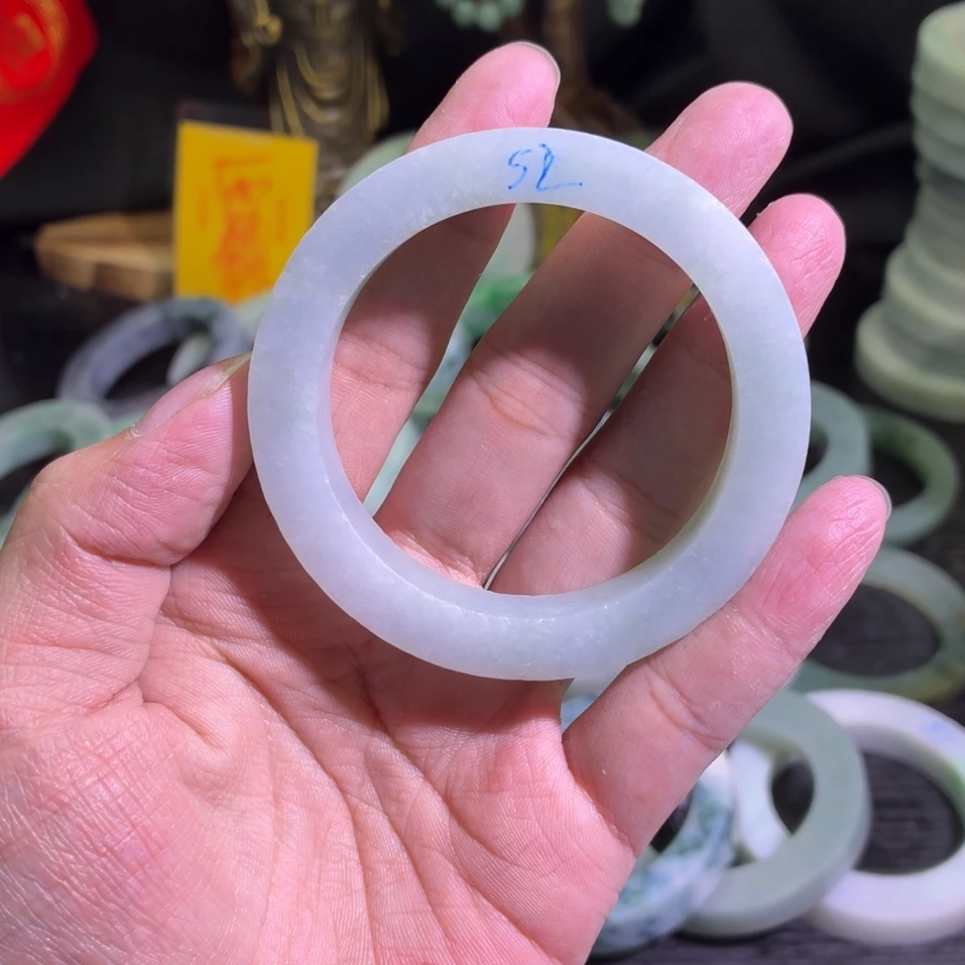 定制翡翠未镶嵌天然翡翠A货毛胚手镯定制